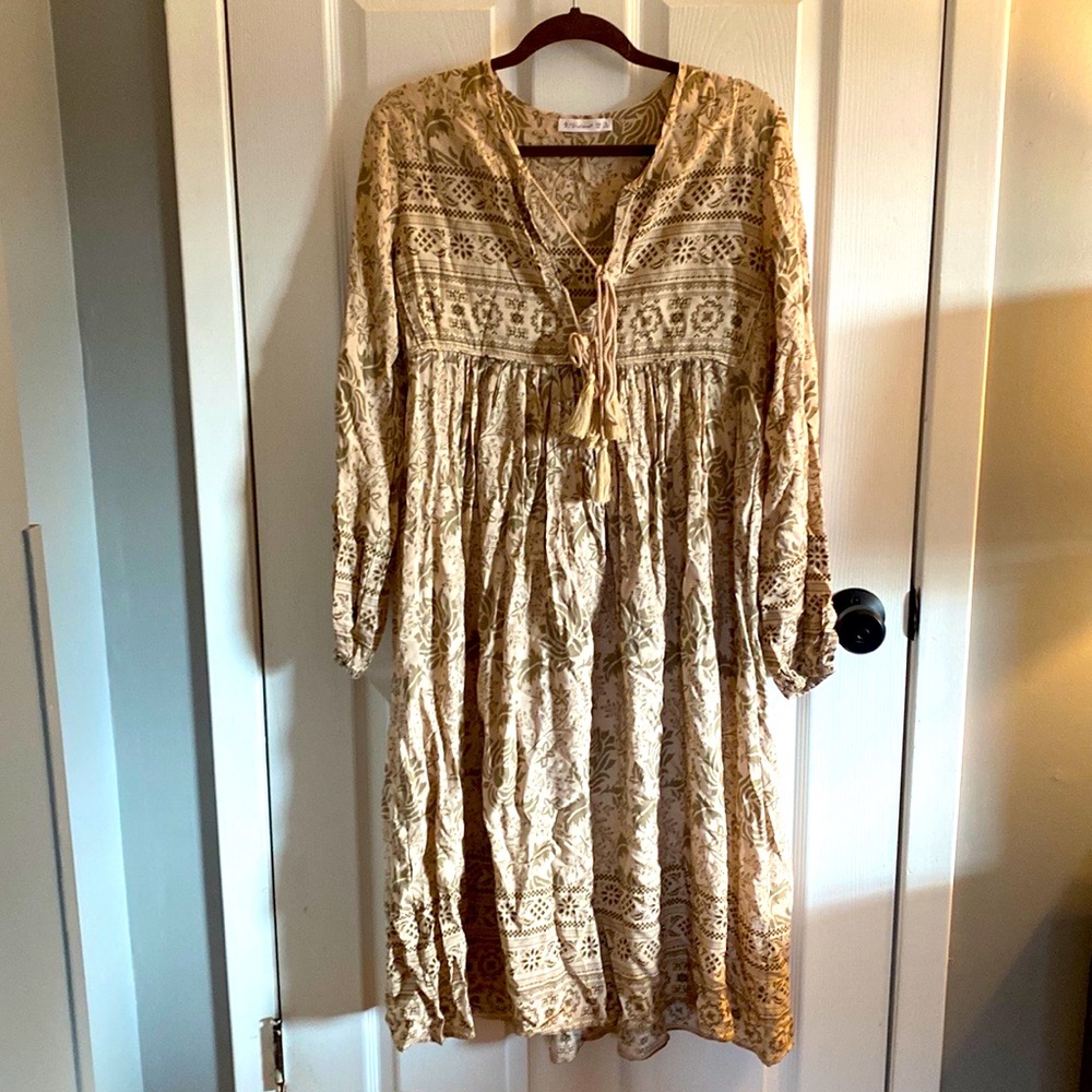 Midi Bohemian Long Sleeve Dress
